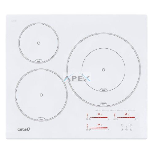 CATA - Beépíthető indukciós főzőlap INSB-6030 WH fehér HOB2HOOD