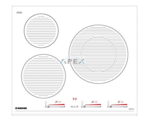 NODOR - Beépíthető indukciós főzőlap NorCook IH-N6320 SW HOB2HOOD