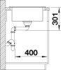 BLANCO ELON XL 8 S Silgranit mosogatótálca, palaszürke, excenter nélkül (524871)