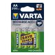 HOME 56706 - VARTA 56706 akkumulátor AA, NiMH akkumulátor, ceruza, 2100 mAh kapacitás, RTU - feltöltött és használatra kész, 4 db/csomag