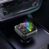 Car Audio FM Transmitter | Rögzített | Kéz nélküli hívás | 1 " | Borostyán Képernyő | Bluetooth® | PD 18 W / PD 24 W | Gyors töltés | Basszus kiemelés | Google Assistant / Siri | Fekete