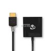 HDMI™ adapter | HDMI™ Csatlakozó | USB Micro-B Aljzat / VGA Aljzat / 3.5 mm Aljzat | Aranyozott | Egyenes | PVC | Antracit | 1 db | Doboz