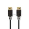 DisplayPort kábel | DisplayPort Dugasz | DisplayPort Dugasz | 8K@60Hz | Aranyozott | 1.00 m | Kerek | PVC | Antracit | Doboz