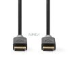 DisplayPort kábel | DisplayPort Dugasz | DisplayPort Dugasz | 8K@60Hz | Aranyozott | 1.00 m | Kerek | PVC | Antracit | Doboz