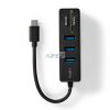 USB hub | 1x USB-C™ | 3x USB A Aljzat | 5-Port port(s) | USB 3.2 Gen 1 | USB-áramellátású | 5 Gbps | SD & MicroSD