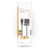 DisplayPort kábel | DisplayPort Dugasz | DVI-D 24+1-Érintkezős Dugasz | 1080p | Nikkelezett | 2.00 m | Kerek | PVC | Fekete | Boríték