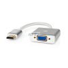 VGA adapter | HDMI™ Csatlakozó | VGA Aljzat | Aranyozott | Egyenes | Alumínium | Ezüst | Ablakos Fedő Doboz