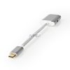 USB-C™ Adapter | USB 3.2 Gen 1 | USB-C™ Dugasz | Mini DisplayPort Aljzat | Power delivery | 0.20 m | Kerek | Aranyozott | Márkás / Nejlon Tok | Ezüst | Ablakos Fedő Doboz