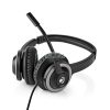 PC headset | Fülre Illeszkedő | Stereo | USB Type-A / USB Type-C™ | Felhajtható Mikrofon | Fekete