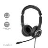 PC headset | Fülre Illeszkedő | Stereo | USB Type-A / USB Type-C™ | Felhajtható Mikrofon | Fekete