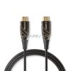 Aktív Optikai High Speed ​​HDMI Cable with Ethernet | HDMI™ Csatlakozó | HDMI™ Csatlakozó | 4K@60Hz | 18 Gbps | 10.0 m | Kerek | PVC | Fekete | Ajándék Dobozban