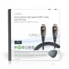 Aktív Optikai High Speed ​​HDMI Cable with Ethernet | HDMI™ Csatlakozó | HDMI™ Csatlakozó | 4K@60Hz | 18 Gbps | 10.0 m | Kerek | PVC | Fekete | Ajándék Dobozban