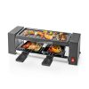 Gourmet / Raclette | Grill | 2 Személy | Spatula | Tapadásmentes bevonat | Téglalap