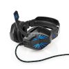 Gaming Headset | Teljes Fület Befedő Kialakítás | Stereo | USB Type-A / 2x 3.5 mm | Felhajtható Mikrofon | 2.20 m | LED