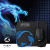 Gaming Mouse & Mouse Pad Set | Vezetékes | 1200 / 2400 / 4800 / 7200 dpi | Állítható DPI | Gombok száma: 6 | Jobbkezes | 1.50 m | Világítás Nélkül