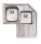 ELLECI Sky CORNER DX inox medence jobb oldalt (inox, inox)