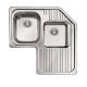 ELLECI Sky CORNER DX inox medence jobb oldalt (inox, inox)