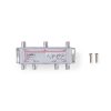 CATV Splitter | 5 - 1000 MHz | Beszúrási veszteség: 10.0 dB | Kimenő csatlakozók száma: 6 | 75 Ohm | Zinc