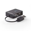 USB hub | USB-A Dugasz | 4x USB A Female | 4-Port port(s) | USB 2.0 | USB-áramellátású