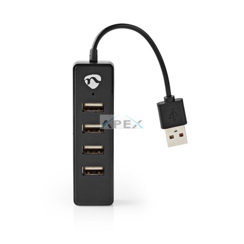 USB hub | USB-A Dugasz | 4x USB A Female | 4-Port port(s) | USB 2.0 | USB-áramellátású