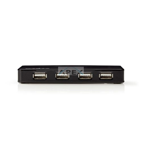 USB hub | USB-A Dugasz | USB-A Aljzat | 7-Port port(s) | USB 2.0 | Hálózati Áramellátás / USB-áramellátású | 7x USB