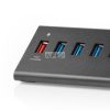 USB hub | USB Micro-B Aljzat | USB-A Aljzat | 8-Port port(s) | QC3.0 / USB 3.2 Gen 1 | Hálózati Áramellátás / USB-áramellátású | 5 Gbps | 8x USB