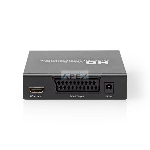 HDMI ™ Converter | SCART Aljzat | HDMI™ Kimenet / 1x 3.5 mm Audió Ki / 1x Digital Audió | 1 irányú | 1080p | 1.65 Gbps | Alumínium | Antracit