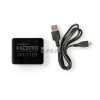 HDMI ™ Splitter | 2-Port port(s) | HDMI™ Bemenet | 2x HDMI™ Kimenet | 4K@30Hz | 2.25 Gbps | ABS / PVC | Fekete