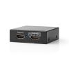 HDMI ™ Splitter | 2-Port port(s) | HDMI™ Bemenet | 2x HDMI™ Kimenet | 4K@60Hz | 18 Gbps | Fém | Antracit