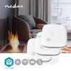 SmartLife füstérzékelő | Wi-Fi | Elemes Áramellátás | Érzékelő élettartama: 10 év | EN 14604 | Max. akku élettartam: 24 Hónap | 85 dB | Fehér | 3 db