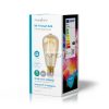 SmartLife LED izzó | Wi-Fi | E27 | 500 lm | 5 W | Meleg Fehér | 2200 K | Üveg | Android™ / IOS | ST64 | 1 db