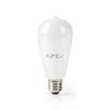 SmartLife LED izzó | Wi-Fi | E27 | 500 lm | 5 W | Meleg Fehér | 2700 K | Üveg | Android™ / IOS | ST64 | 1 db