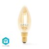 SmartLife LED izzó | Wi-Fi | E14 | 470 lm | 4.9 W | Meleg Fehér | 1800 - 3000 K | Üveg | Android™ / IOS | Gyertya | 1 db