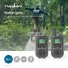 Walkie-Talkie szett | 2 Kézibeszélő | Legfeljebb 5 km | Frekvencia csatornák: 8 | PTT / VOX | Max. 2.5 óráig | Fekete