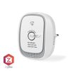 SmartLife Gázérzékelő | Zigbee 3.0 | Hálózati Áramellátás | Érzékelő élettartama: 5 év | EN 50194-1:2009 | Android™ / IOS | Teszt gombbal | 75 dB | Fehér