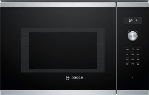 BOSCH BEL554MS0 Serie | 6, Beépíthető mikrohullámú sütő, 59 x 38 cm, Nemesacél, BEL554MS0