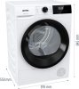 GORENJE DHNE82 Szabadon álló szárítógép hőszivattyúval 8KG