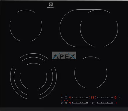 ELECTROLUX EHF6547FXK Beépíthető kerámia főzőlap, 60 cm