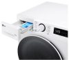 LG F4DR510S0W 10/6 kg, max. 1400 ford./perc, Gőz mosó-szárítógép, TurboWash™360° és AI DD™ technológia