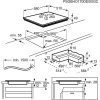 AEG IKE64441IB Beépíthető indukciós főzőlap, Bridge funkció, Hob2Hood, 60 cm