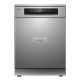 MIDEA MFD60S350S-HR inox szabadonálló mosogatógép, 14 teríték - 5 ÉV GARANCIA