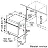 BOSCH SMI2ITS09E Serie | 2 Félig beépíthető mosogatógép 60 cm, Szálcsiszolt acél