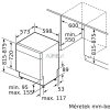 BOSCH SMU4EVS08E Serie | 4, Aláépíthető mosogatógép, 60 cm, Szálcsiszolt acél