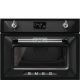 SMEG SO4902M1N KOMBINÁLT KOMPAKT MIKROHULLÁMÚ SÜTŐ, Victoria design, 13+1 funkció, LCD kijelző, fekete