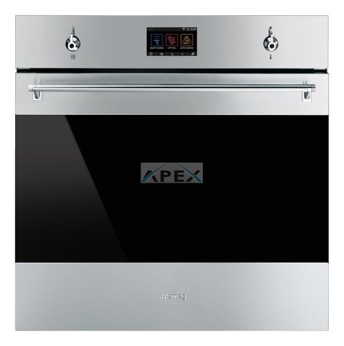 SMEG OMNICHEF HÁROM AZ EGYBEN SÜTŐ, Classica design, Galileo, 60 cm, TFT, inox