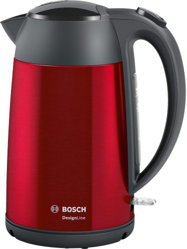 BOSCH TWK3P424 Vízforraló, DesignLine, 1.7 l, piros, TWK3P424