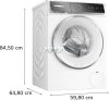 BOSCH WGB256A6BY Serie | 8 Elöltöltős mosógép 10 kg, 1600 fordulat/perc